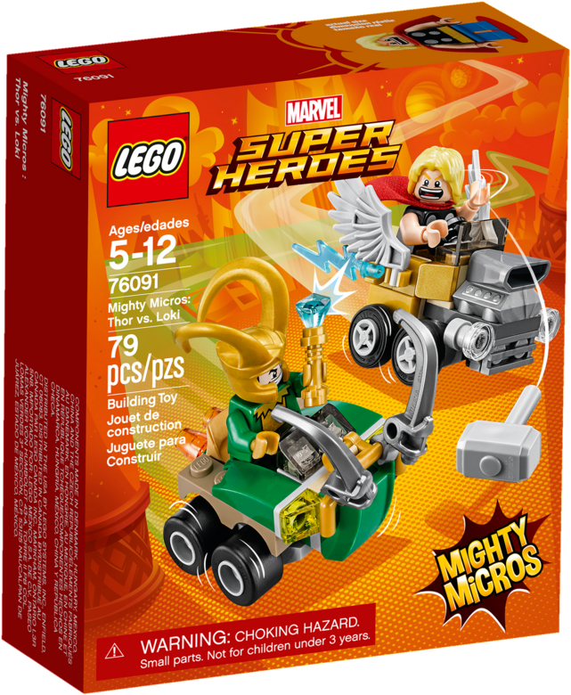 Brickipedia, The Lego Wiki - Thor Vs Loki Lego Mighty Micros 76091 (1200x900), Png Download