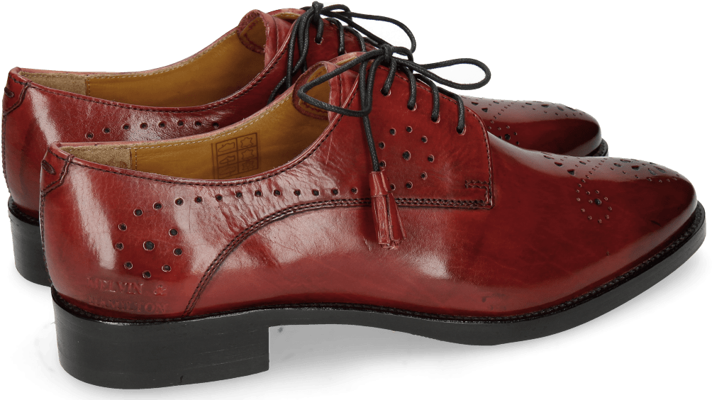 Derby Shoes Betty 2 Ruby Tassel Ruby - Outdoor Shoe (1024x1024), Png Download