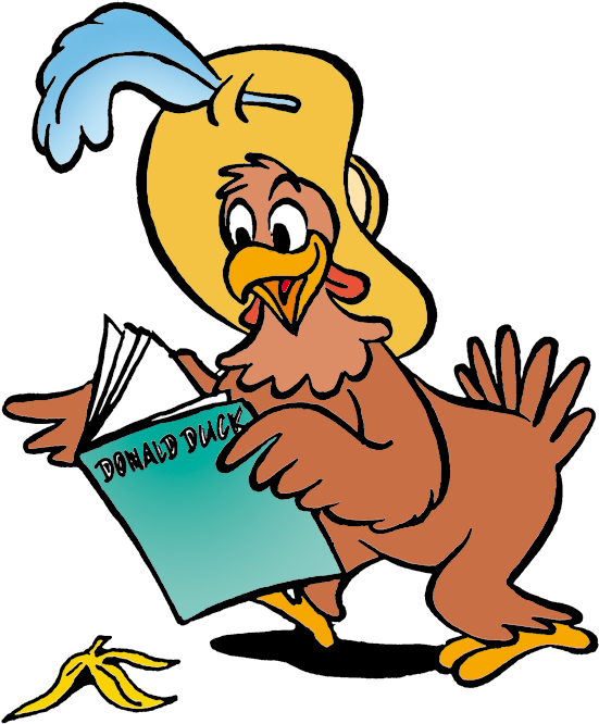 Donald Duck 22 Van - Klaartje Kip Donald Duck (720x793), Png Download