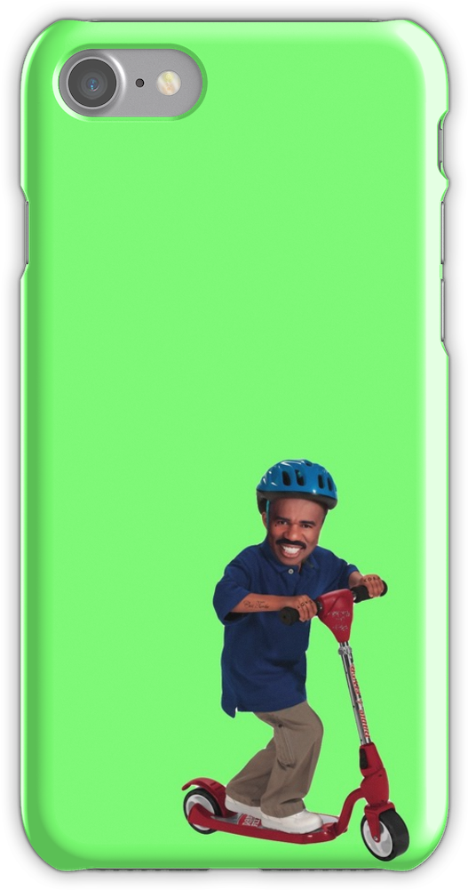 This Is Steve Harvey As A Five Year Old Riding A Scooter - Billie Eilish Iphone 7 Case (750x1000), Png Download