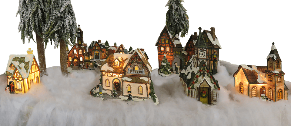 Chritstmas Houses - Christmas Day (960x418), Png Download