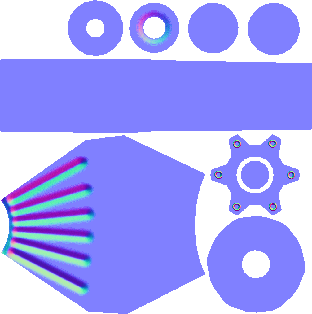 Gr#render Grid Rpg 7 Rend Rpg Uv Render1 Render2 Rocketscreen - Circle (1024x1024), Png Download