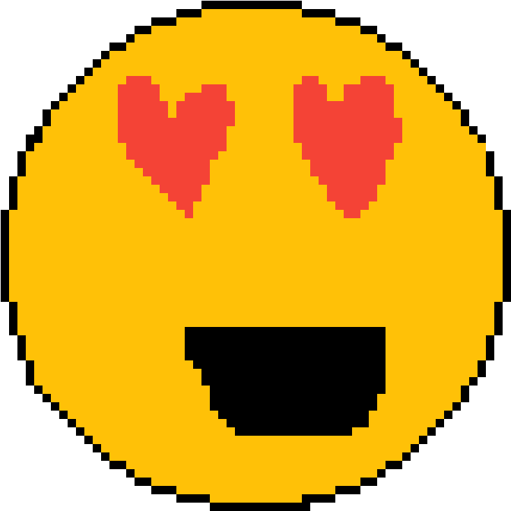 Heart Eye Emoji - Destiny Traveler Pixel Art (1200x1200), Png Download