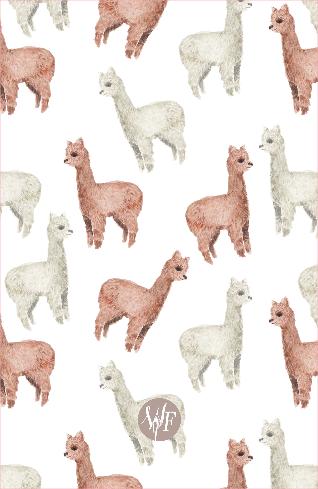 #alpaca #casetify #iphone #art #design #cute #animals - Llama (1300x2000), Png Download