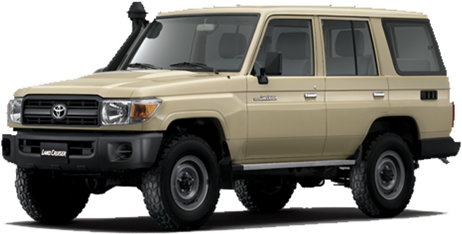 Land Cruiser 70 Series - Toyota Land Cruiser Bj 76 (800x495), Png Download