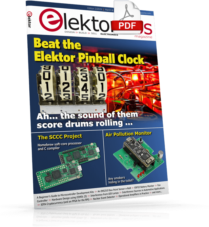 Elektorlabs Magazine March/april 2019 - Elektor 2018 Download (800x800), Png Download