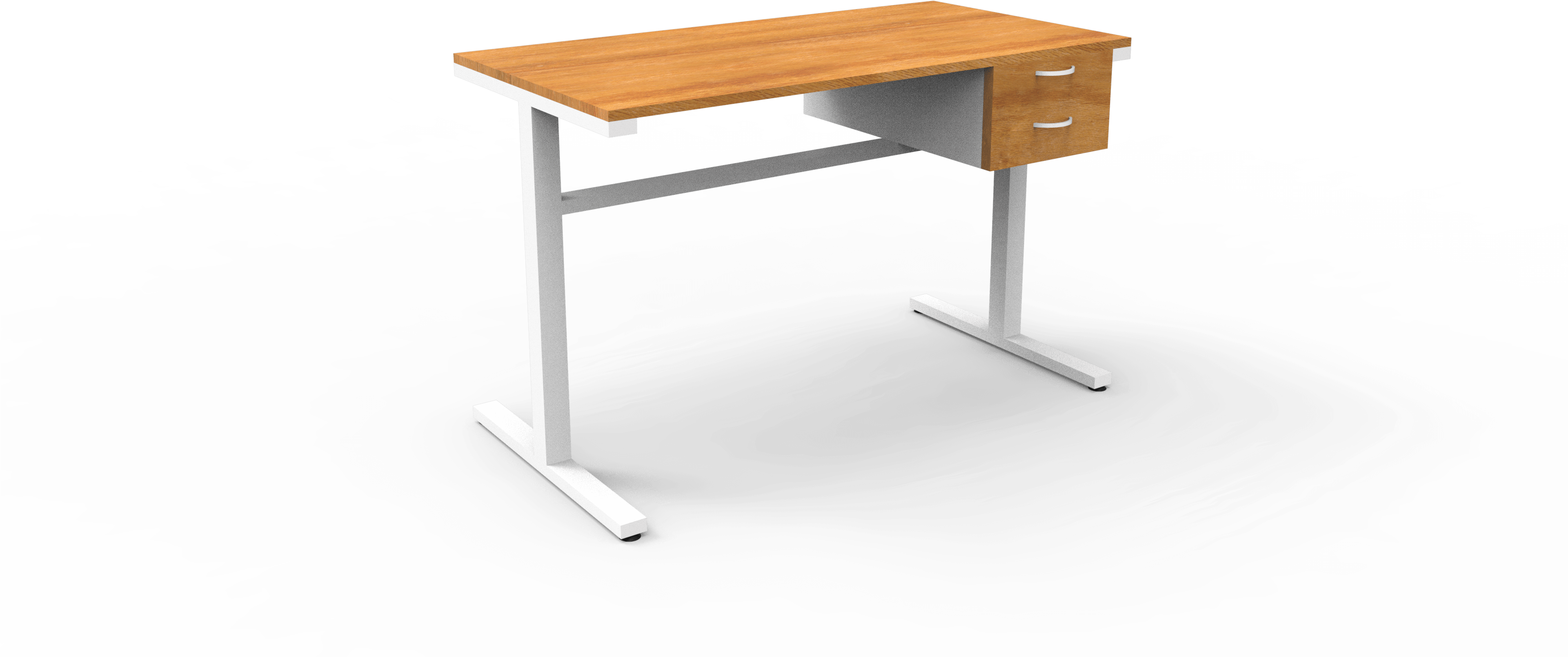Mosey Single Desk With Drawers - End Table (3840x2393), Png Download
