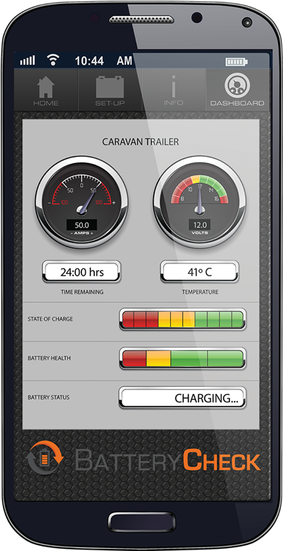 Check Your 12v Battery With An App - Battery Monitor Bluetooth (1000x1000), Png Download