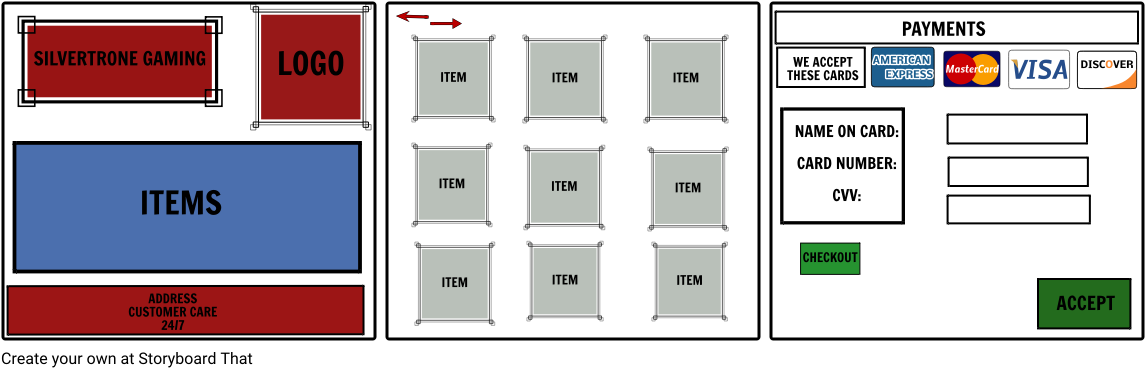 Silverone Electronics Storybord - Payment Types (1164x385), Png Download