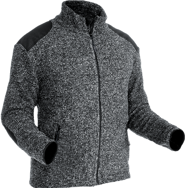 Pfanner Grizzly Full Zip Knit Fleece - Polar Fleece (600x600), Png Download