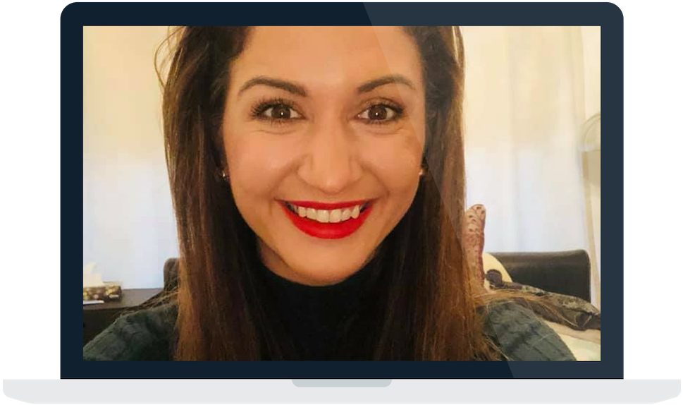 Online Pt Laptop - Girl (1200x600), Png Download