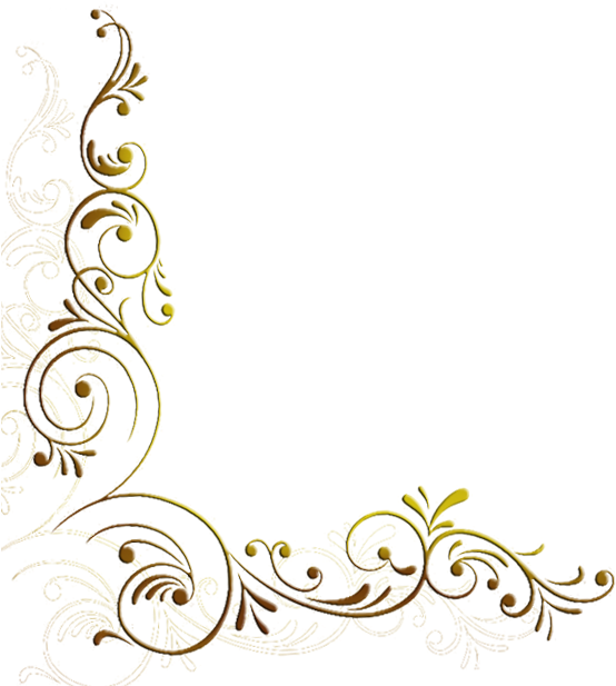 Corner Border Designs Png Wedding Invitation Corner Design (584x650