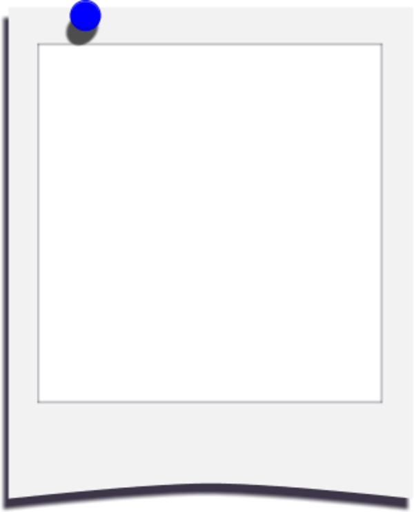 Polaroid Clipart - Blank Transparent Polaroid Photo Templates (600x742), Png Download