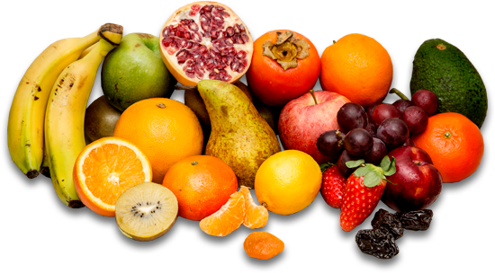 Surtido De Frutas - Frutas Y Verduras Png (550x304), Png Download