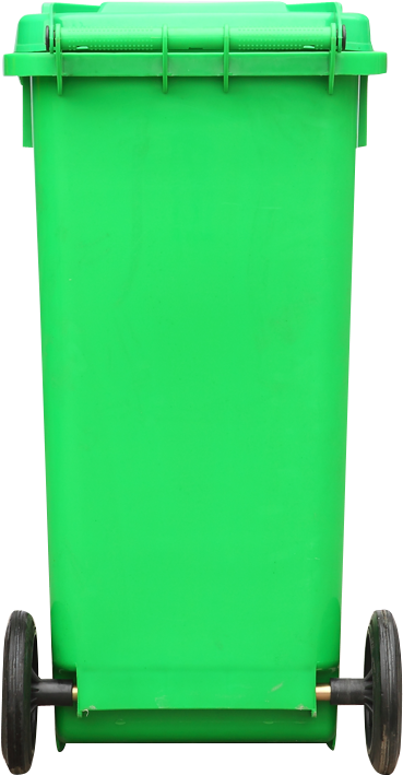 Plastic Trash Can Waste Bin Garbage Bin Wheelie Bins - Waste Container (800x800), Png Download