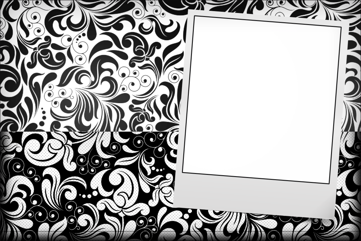 Fnf Arabesco Preto E Branco 2 - Fondo Para Invitaciones Con Negro (1168x780), Png Download