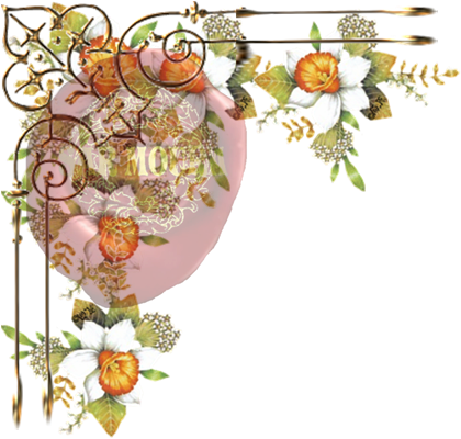 Borda - - Bordas Floral Png (420x421), Png Download