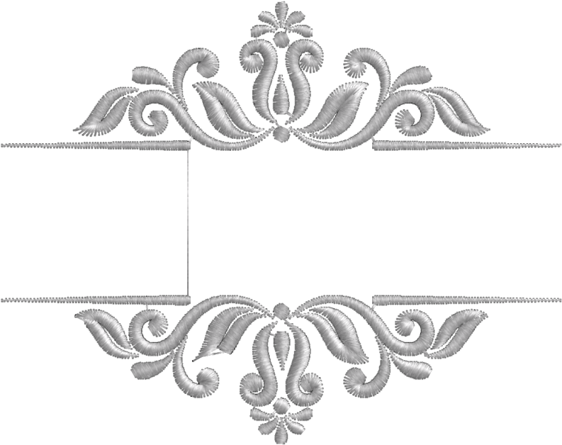 Matriz De Bordado Moldura - Molduras Para Nomes De Lojas (800x800), Png Download