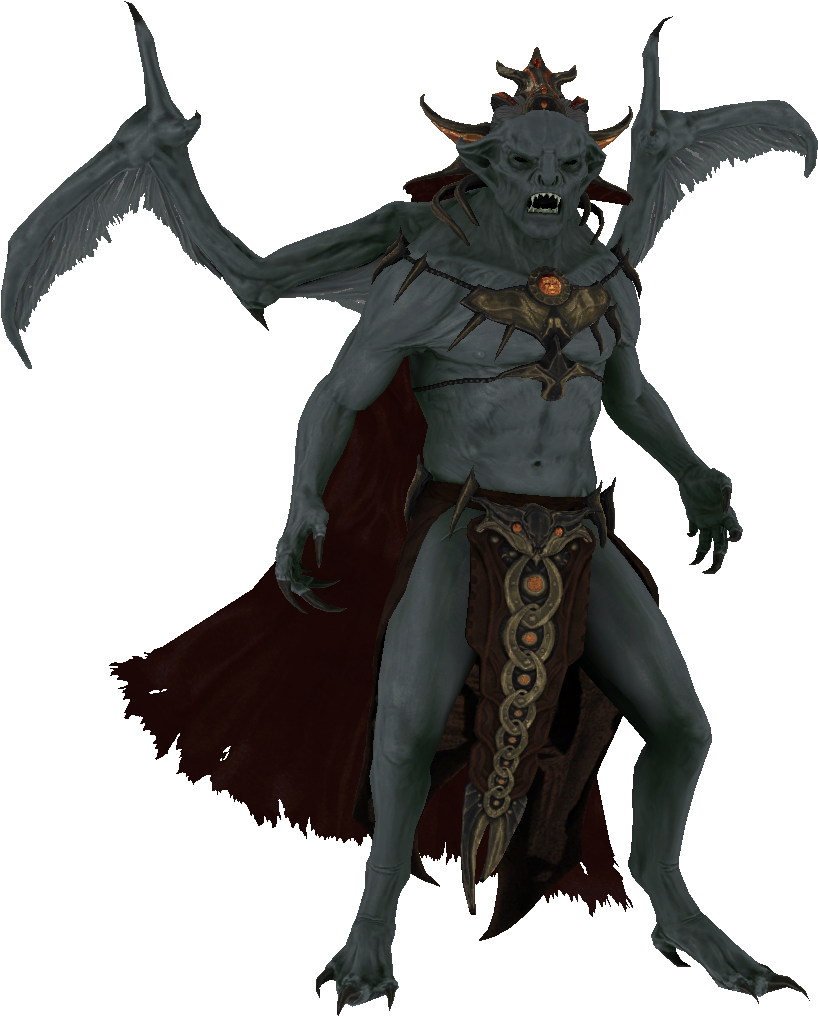 Skyrim Vampire Lord Png (835x1032), Png Download