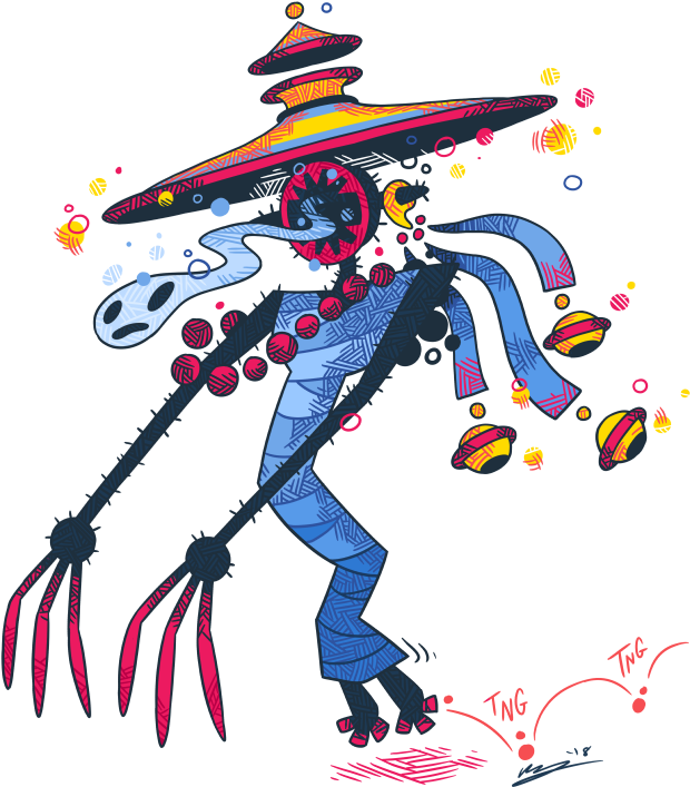 Hopping Vampire - Vampire (750x750), Png Download