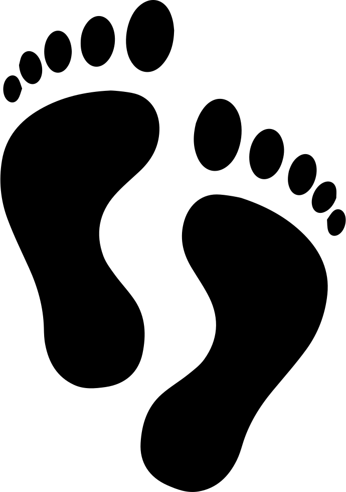 Footprints Free Png - Footprint Png (690x980), Png Download