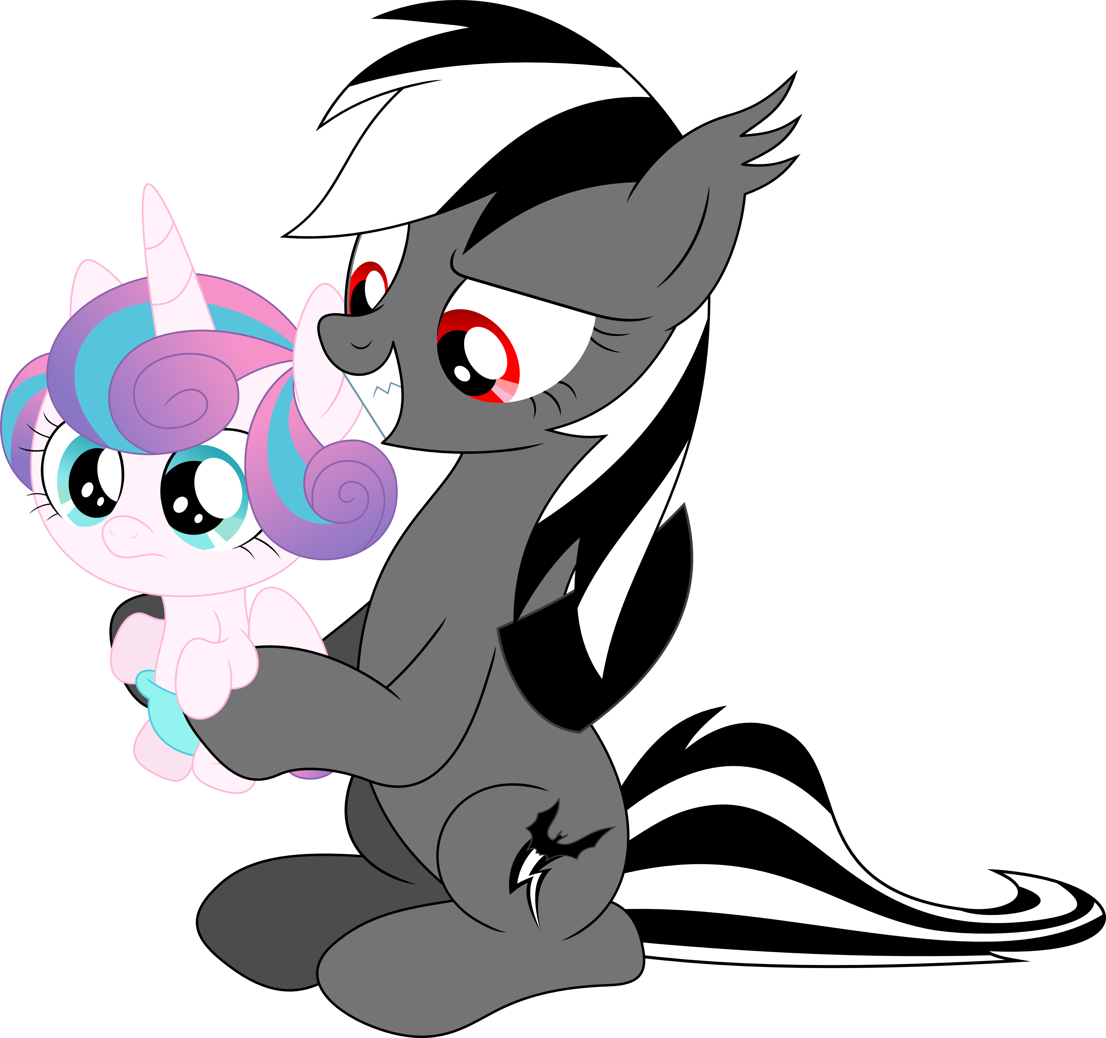 You Would Make A Great Vampire Baby By Porygon2z On - Flurry Heart Vampire (3587x3369), Png Download