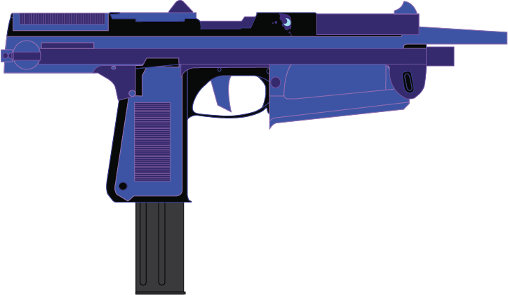 Nightmare Trix's Pm 63 Rak Sub Machine Gun - Fb Pm-63 (724x421), Png Download