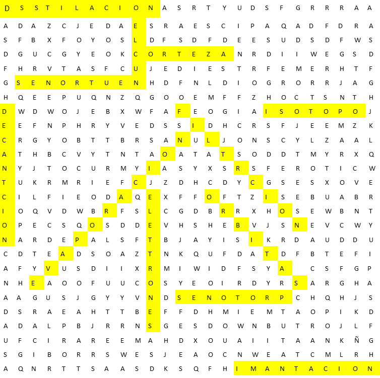 Sopa De Letras - Glogster (754x751), Png Download