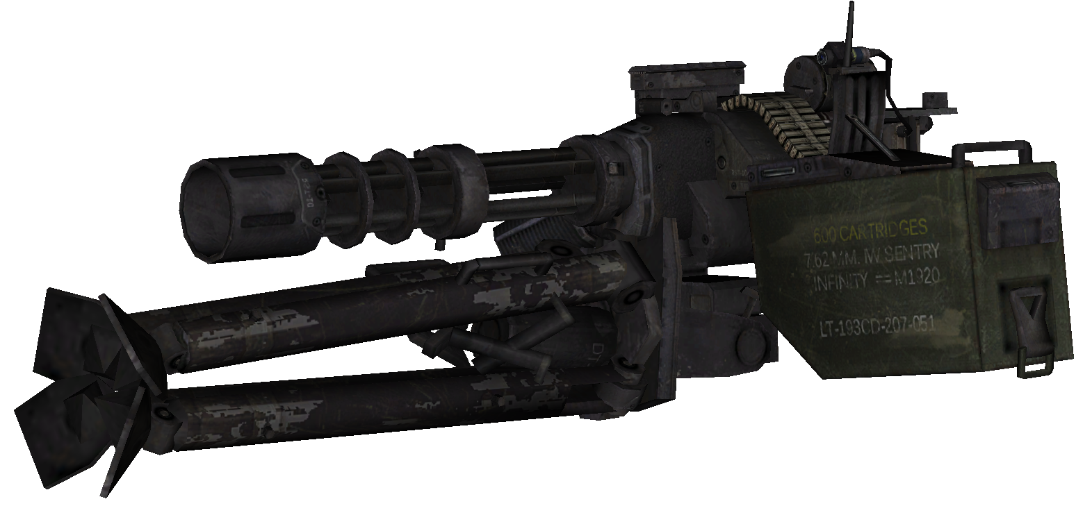 Sentry Gun Folded Model Mw2 - Call Of Duty: Modern Warfare 2 (1596x760), Png Download