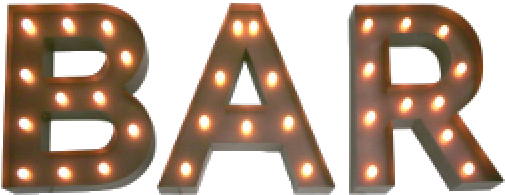 Servicios, Restaurante, Supermercado, Lavanderia, Take - Superstudio Decorative Lighting Metal Letters M (600x600), Png Download
