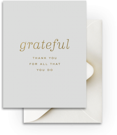 Grateful Thank You Greeting Card - Grateful Thank You (480x480), Png Download