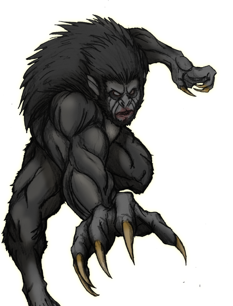 Werewolf Png - Werewolf (784x1018), Png Download