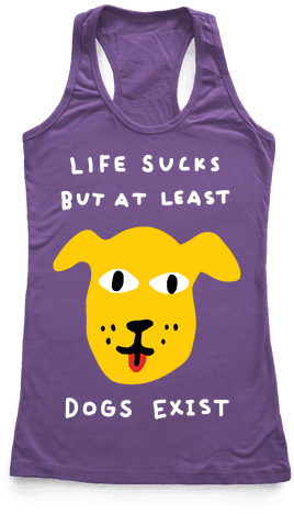 1333 Lavender Z1 T Life Sucks But At - Watch Out World, I Got My Sassy Pants On! Racerback (484x484), Png Download