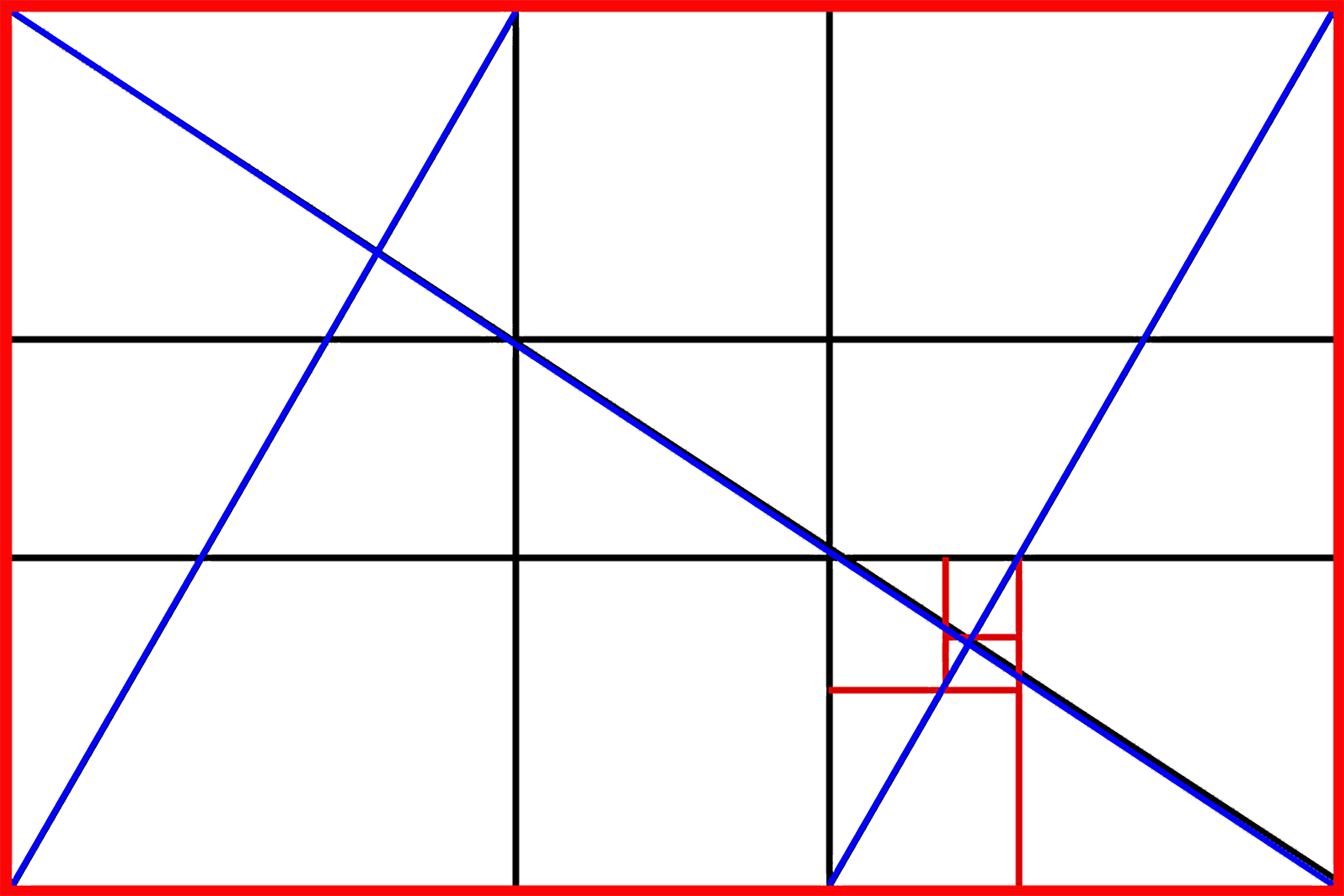 Golden Mean Hoizontal 3 - Golden Ratio (6120x4080), Png Download