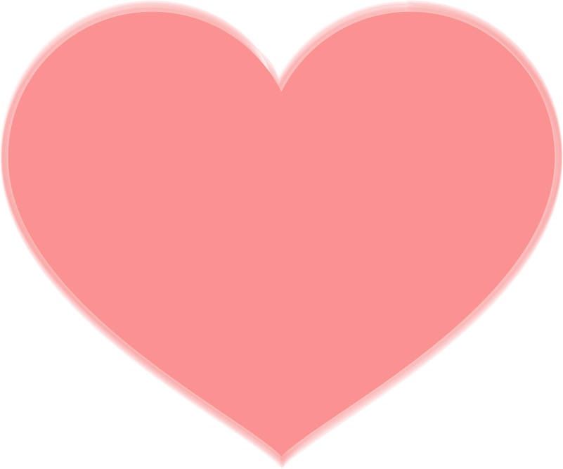 Heart Clipart Orange Heart Clip - Icon Love Pink Png (801x667), Png Download