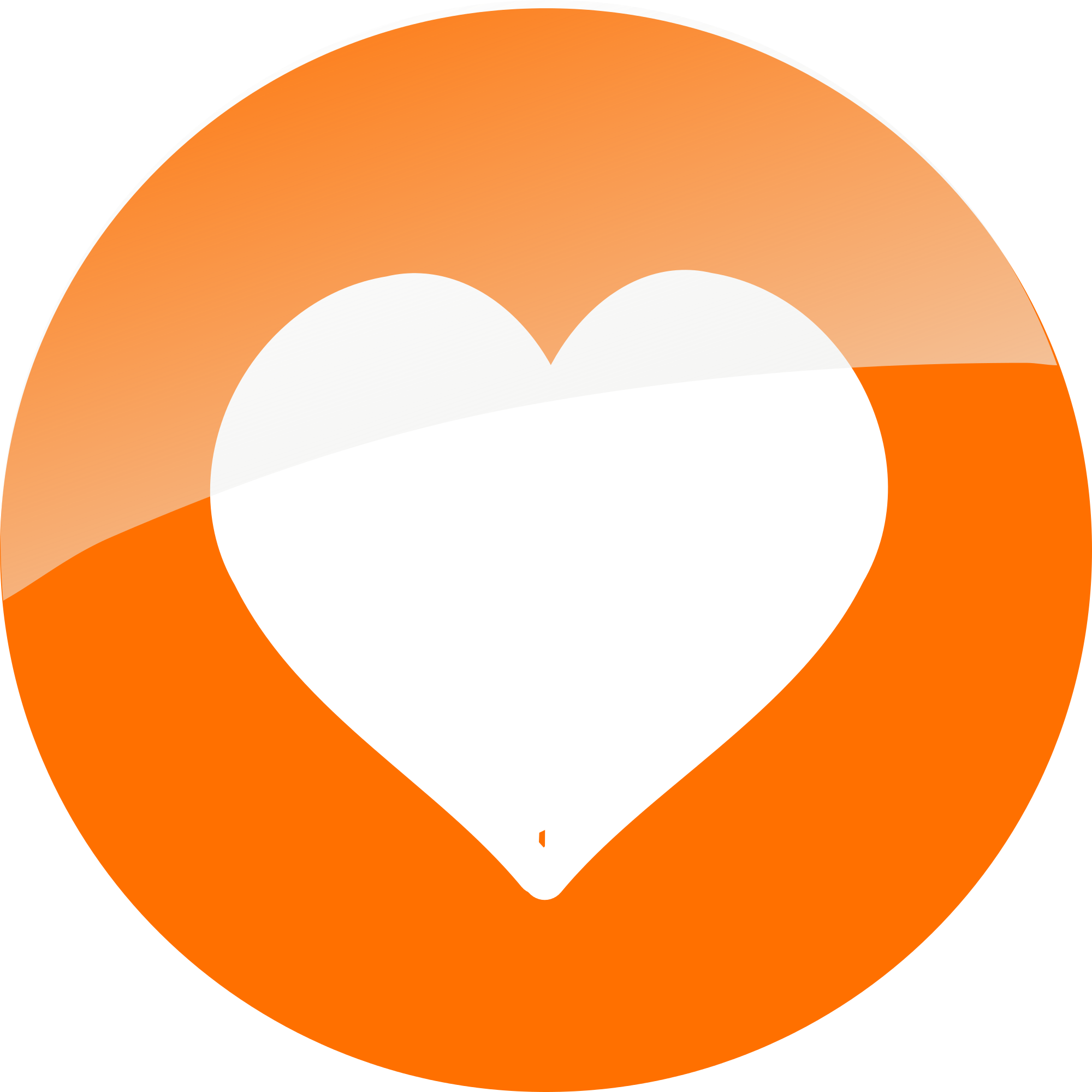 Orange Heart Even Though Our Community May Be Small, - Nøgne Ø (2000x2000), Png Download