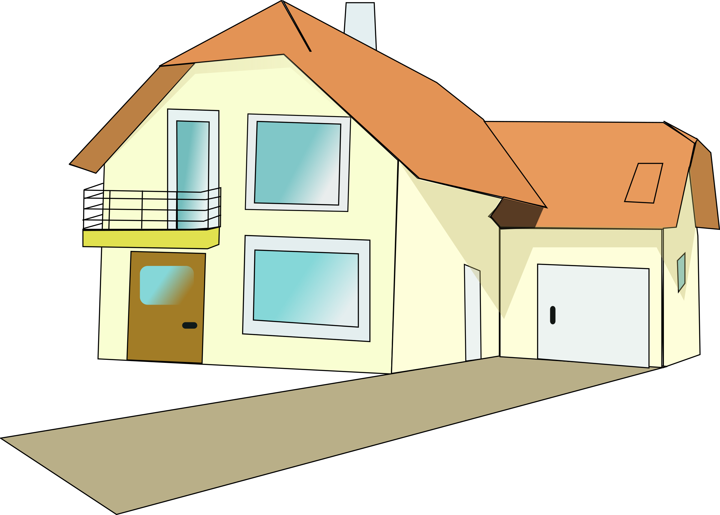 Clipart House Big Image Png - House Clip Art (2400x1716), Png Download