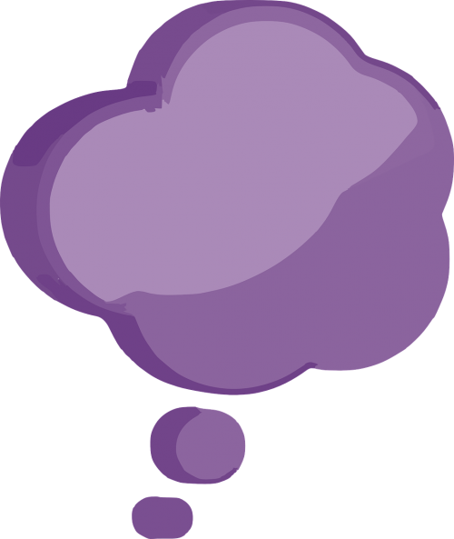 Globo De Pensamiento De Colores Png (500x593), Png Download
