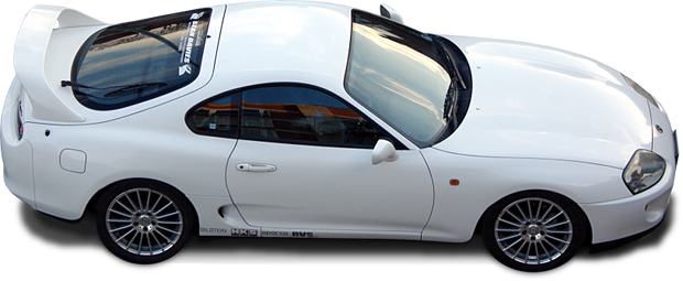 Car Top Side View Png (620x255), Png Download