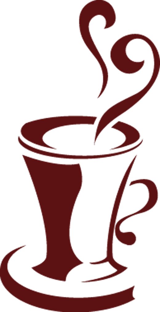 Dibujos De Tazas De Cafe Png - Silueta De Taza De Cafe Png (520x1013), Png Download