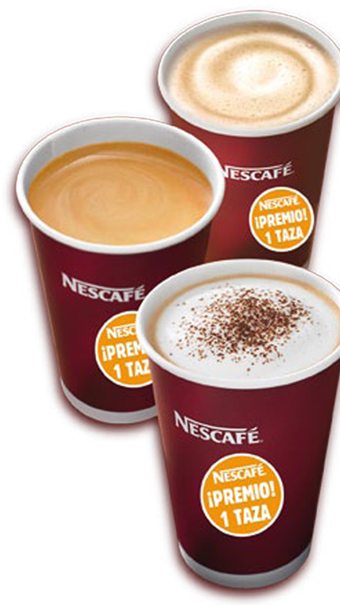 Tazas Nescafe Promo Decovending Maquinas De Cafe Vending - Cappuccino (383x681), Png Download