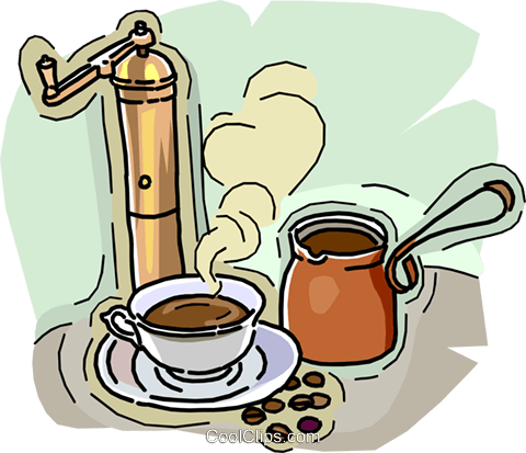 Molinillo De Café Cafetera, Una Taza De Café Libres - Coffee (480x413), Png Download