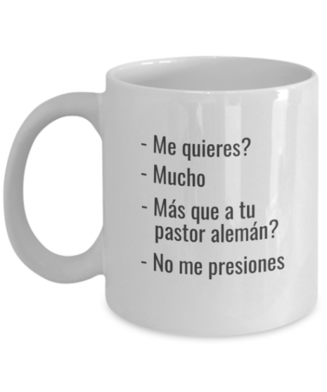 Taza De Cafe Pastor Aleman Cute German Shepherd Mug - Mug (570x570), Png Download