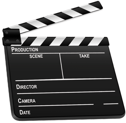 Film Slate Png (530x452), Png Download