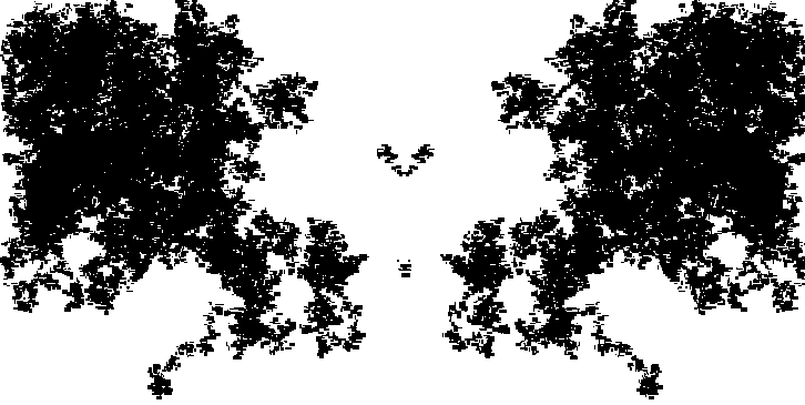 Rorschach Inkblot Transparent (726x365), Png Download