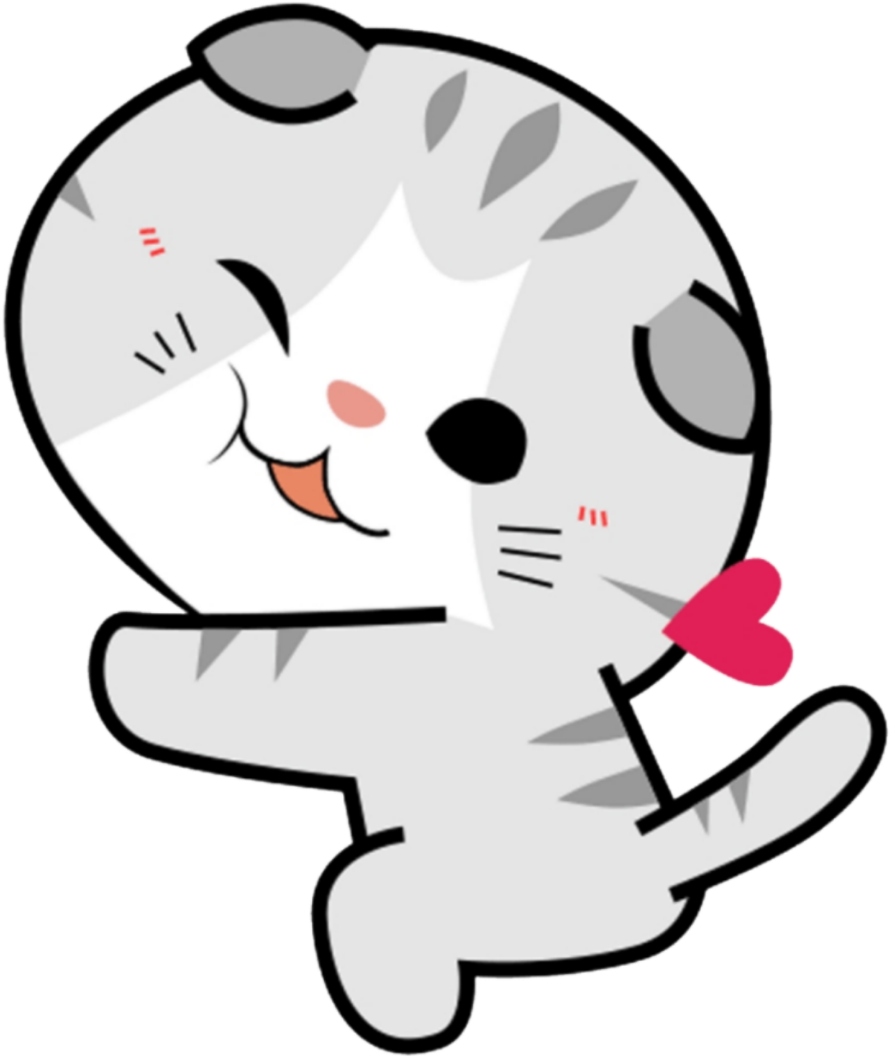 Download Pet Animal Cat Gato Chibi Kawaii Cute Sonrojo Blush - Softbot ...