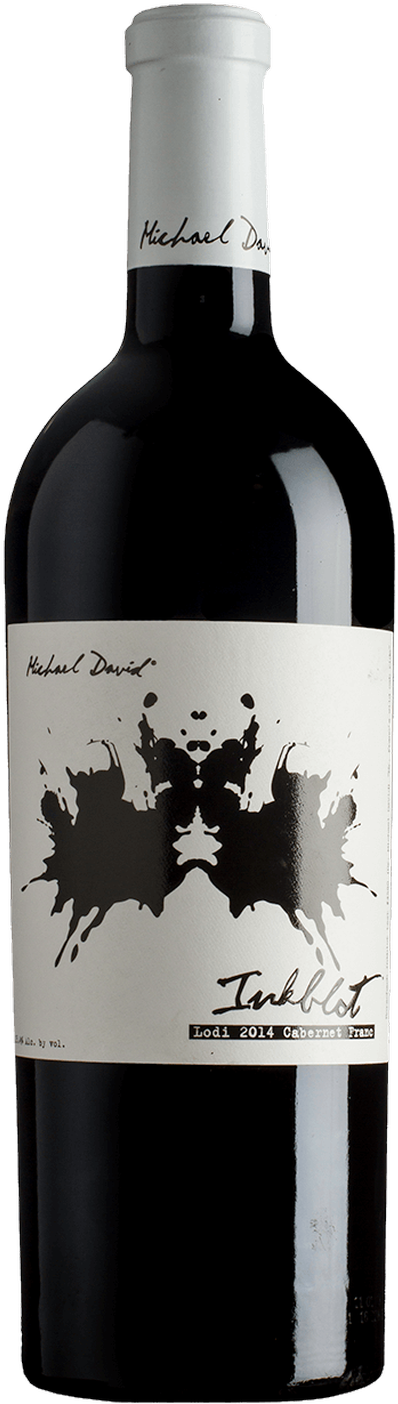 2015 Inkblot Cabernet Franc - Michael David Winery Inkblot Cabernet Franc 2014 Red (500x1648), Png Download