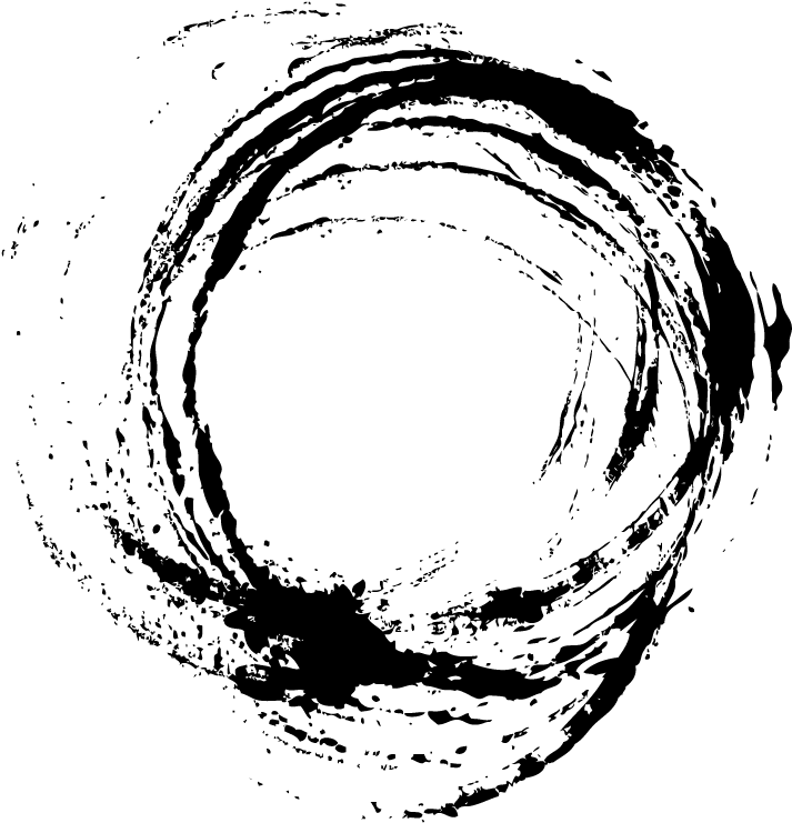 Black Brush Ink Stains - Ink Stain Png (1000x1000), Png Download
