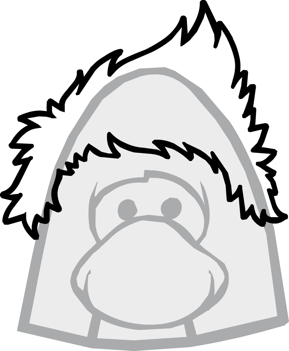 Sweets And Fruits Wig Male - White Wig Club Penguin (1000x1216), Png Download