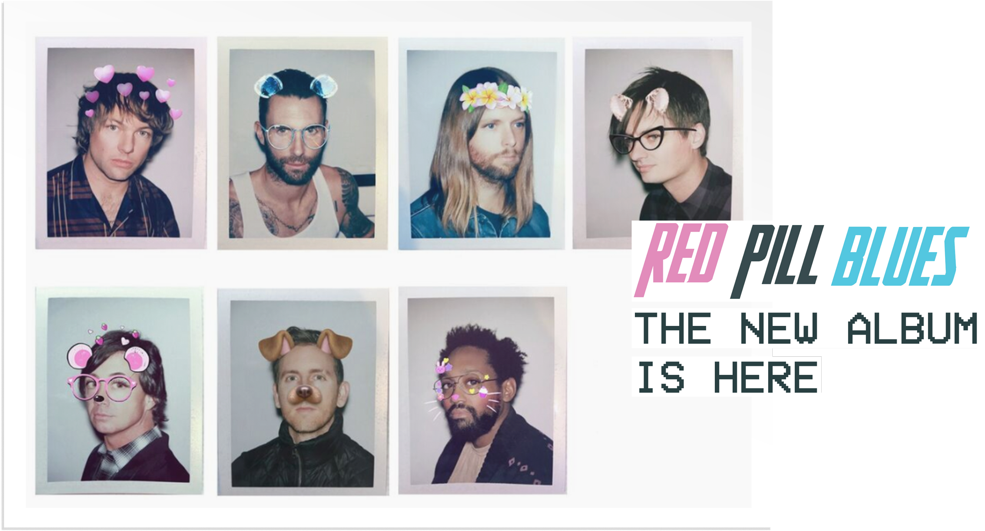 Maroon - Maroon 5 Red Pill Blues (2000x1125), Png Download